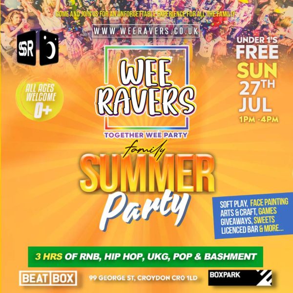 WEE RAVERS FAMILY SUMMER PARTY